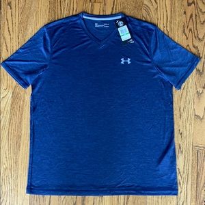 NWT MENS Navy under Armour Heatgear tshirt